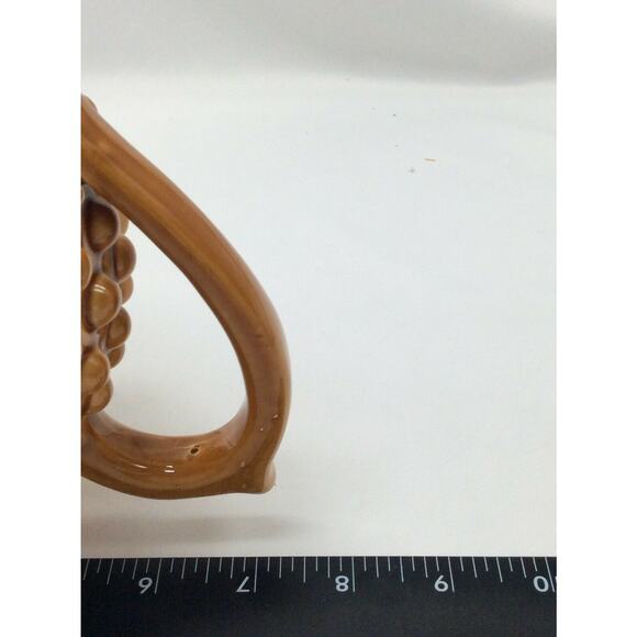 Inarco Hobnail Pottery Ruffled Pitcher - Picture 8 of 9